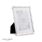 Laura Ashley Glasbury Photo Frame Polished Nickel 5x7 inch