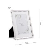 Laura Ashley Glasbury Photo Frame Polished Nickel 5x7 inch - Image 5