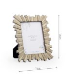 Laura Ashley Lovell Photo Frame Champagne 5x7 inch - Image 5