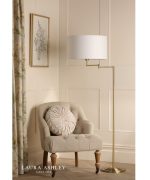 Laura Ashley Marlowe Floor Lamp Antique Brass With Shade - Image 5