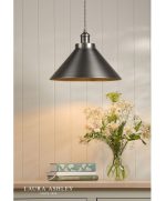 Laura Ashley Rufus Pendant Industrial Nickel - Image 5
