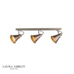 Laura Ashley Rufus 3lt Bar Spotlight Industrial Nickel