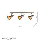 Laura Ashley Rufus 3lt Bar Spotlight Industrial Nickel - Image 7