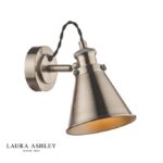 Laura Ashley Rufus Single Spotlight Industrial Nickel
