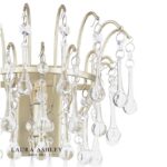 Laura Ashley Willow Wall Light Satin Champagne & Crystal - Image 2