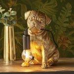 Pug Puppy Gold Table - Image 2