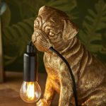 Pug Puppy Gold Table - Image 4