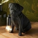 Pug Puppy Black Table - Image 2