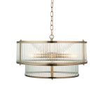 Ridgeton 5lt Antique Brass Pendant