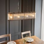 Ridgeton 4lt Antique Brass Linear Pendant - Image 3