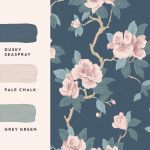 Laura Ashley Maya Dusky Seaspray Wallpaper - Image 4