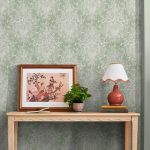 Laura Ashley Maddox Sage Green Wallpaper - Image 3