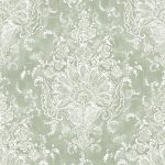 Laura Ashley Maddox Sage Green Wallpaper