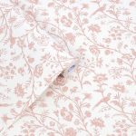 Laura Ashley Shepherd's Purse Dark Blush Wallpaper - Image 2