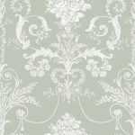 Laura Ashley Josette Sage Green Wallpaper