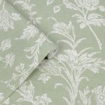 Laura Ashley Lloyd Sage Green Wallpaper - Image 2