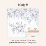 Laura Ashley Mirabelle Pale Amethyst Mural - Image 5