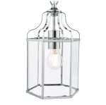 Aled Pendant Polished Chrome & Glass - Image 2