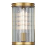 Bianka Wall Light Bronze & Ribbed Glass - Image 2