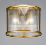 Bianka 3lt Flush Bronze & Ribbed Glass - Image 3