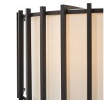 Cagliari 4lt Armed Pendant Matt Black & Ivory - Image 3