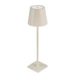 Derrick Rechargeable Outdoor Table Lamp Satin Grey
