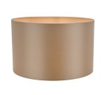 Lyris Taupe Cotton Drum Shade 40cm