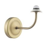 Navarro Rechargeable Wall Light Matt Antique Brass (Bracket Only) - Image 2