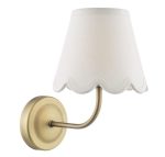 Navarro Rechargeable Wall Light Matt Antique Brass (Bracket Only)