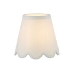 Nerita Ivory Linen Tapered Drum Shade 15cm