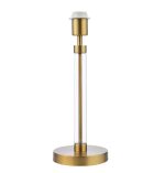 Sylvester Table Lamp Antique Brass & Glass (Base Only) - Image 2