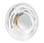Dewey Wall Light Textured Glass & Polished Chrome