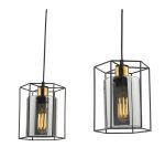 Tatum 3lt Bar Pendant Matt Black & Smoked Glass - Image 5