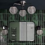 Teva 3lt Semi-Flush Polished Chrome & Faceted Acrylic - Image 5