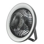 Turbo Desk Fan With Lamp Black - Image 2