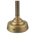 Virgil Rechargeable Table Lamp Matt Antique Brass (Base Only) - Image 5