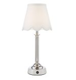 Virgil Rechargeable Table Lamp Polished Nickel (Base Only) - Image 3