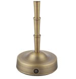 Wyman Rechargeable Table Lamp Matt Antique Brass Large (Base Only) - Image 3