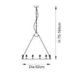 Chester 6lt Pendant (Fitting Only) - Image 10