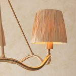 Wriggle 3lt Pendant Aged Brass - Image 4