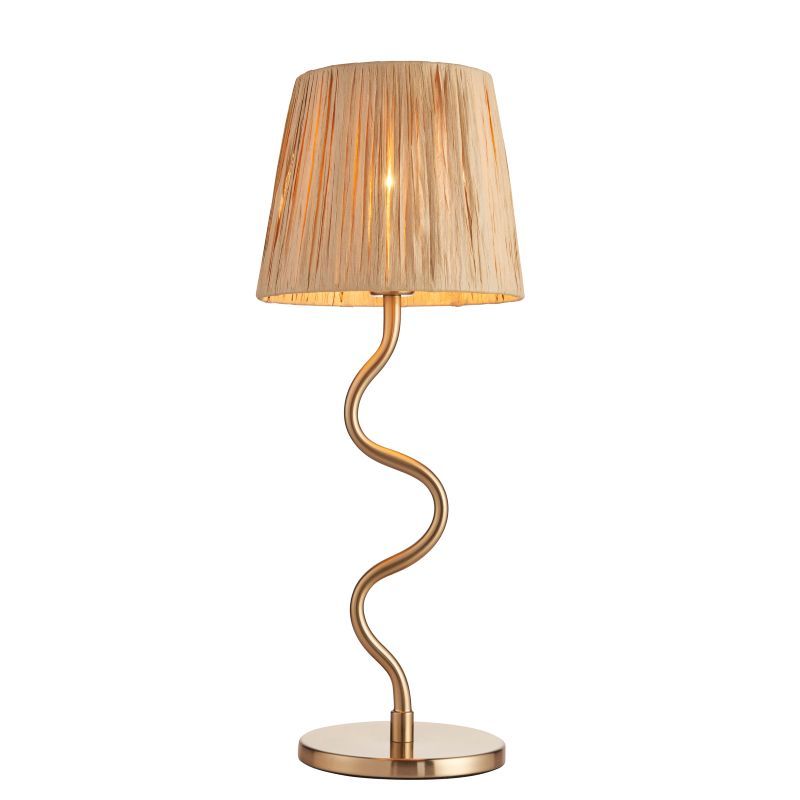 114225 Wriggle Table Aged Brass - Image 1