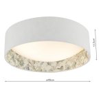 Delft 2lt Flush Ivory & Multi Coloured - Image 3