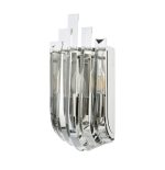 Eltham 2lt Wall Light Polished Nickel & Crystal - Image 2