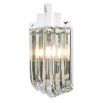 Eltham 2lt Wall Light Polished Nickel & Crystal - Image 3
