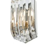 Eltham 2lt Wall Light Polished Nickel & Crystal - Image 4