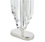 Eltham 2lt Table Lamp Polished Nickel & Crystal With Shade - Image 2