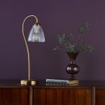 Glynis Table Lamp Antique Bronze & Ribbed Glass - Image 5
