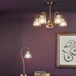Glynis Table Lamp Antique Bronze & Ribbed Glass - Image 6