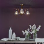 Glynis 3lt Semi-Flush Antique Bronze & Ribbed Glass - Image 4