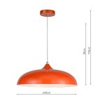 Kaelan Pendant Orange - Image 6